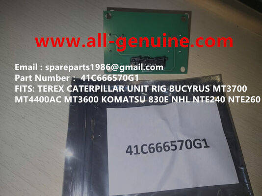 China 41C666570G1 UNIDAD DE TÉREX DE GRUPO GE BUCYRUS MT4400AC MT5500 MT3600 NTE240 NTE260 NHL TRUCK DE DUMP TROLLER MINERÍA proveedor