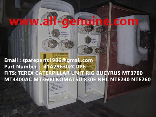China 41A296302CDP6 CAPACITOR GE TEREX UNIT RIG BUCYRUS MT4400AC MT5500 MT3600 NTE240 NTE260 NHL TRUCK DE DUMP TROLLER MINERÍA de las minas y de las explotaciones agrícolas proveedor