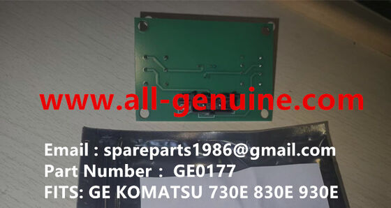 China GE0177 XWIRE BOARD PANEL GE TEREX UNIT RIG BUCYRUS MT4400AC MT5500 MT3600 NTE240 NTE260 NHL DUMP TRUCK HULLER Minería proveedor