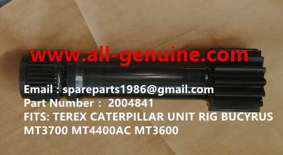 China 2004841 SUN PINION GE TEREX UNIT RIG BUCYRUS MT4400AC MT5500 MT3600 NTE240 NTE260 NHL camión de basura camión de carga minería proveedor