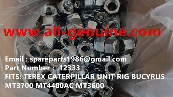 China 12333 TUERCA GE TEREX UNIT RIG BUCYRUS MT4400AC MT5500 MT3600 NTE240 NTE260 NHL CAMIÓN VOLQUETE TRANSPORTADOR MINERÍA proveedor