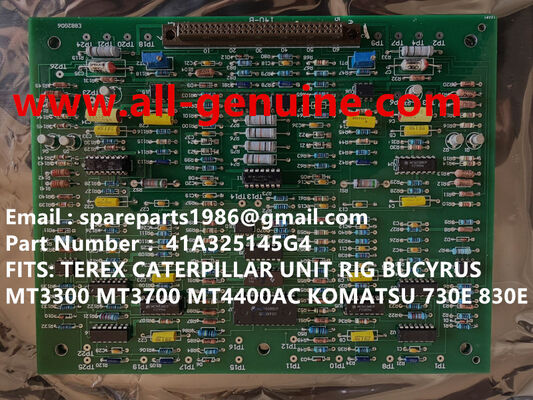 China TARJETA 41A325145G4 GE TEREX UNIT RIG BUCYRUS MT4400AC MT5500 MT3600 NTE240 NTE260 NHL DUMP TRUCK HAULER MINERÍA proveedor