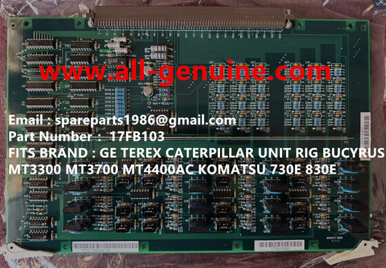China 17FB103 TARJETA MT4400AC MT5500 MT3600 MT3700 MT3300 TEREX UNIT RIG BUCYRUS NTE240 NTE260 IMPULSIÓN DEL MOTOR DE LA RUEDA GE proveedor