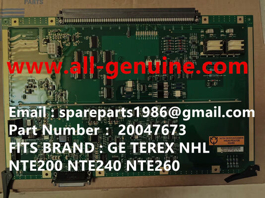 China 20047673 CARD KOMATSU 730E 830E 930E 960E MINING DUMP TRUCK WHEEL MOTOR DRIVE GE proveedor