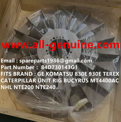 China 84D730143G1 FAN KOMATSU 730E 830E 930E 960E MINERÍA camión de descarga de ruedas motor de conducción GE proveedor