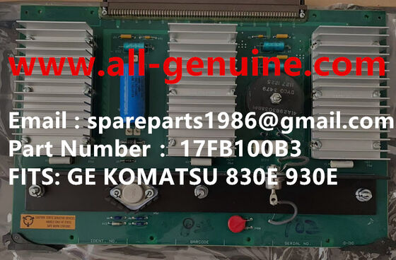 China 17FB100B3 CARD IGBT CONTROL KOMATSU 730E 830E 930E 960E MINERÍA camión de descarga de ruedas motor de conducción GE proveedor