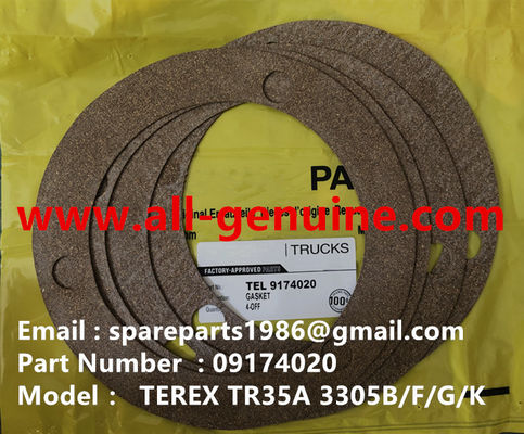 China TEREX 09174020 JUNTA NHL DUMP TRUCK MINERÍA CANTERA TR50 TR60 TR70 proveedor