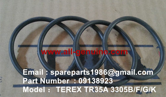 China 09138923 O RING TEREX NHL TR50 TR60 TR45 TR70 camión de descarga de minas genuino proveedor