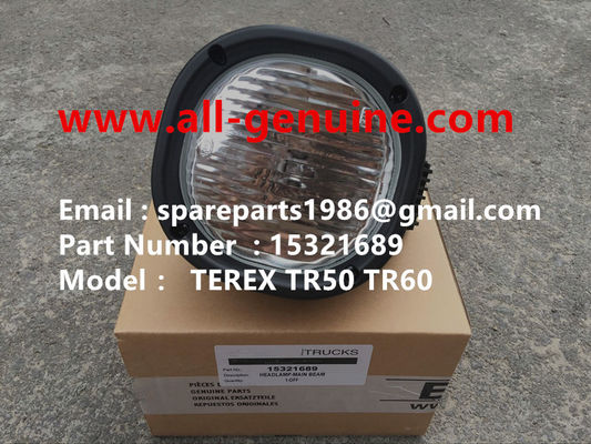 China TEREX 15321689 FUEGO DE FUEGO LARGO LAMPAS de descarga de basura TR50 TR60 proveedor