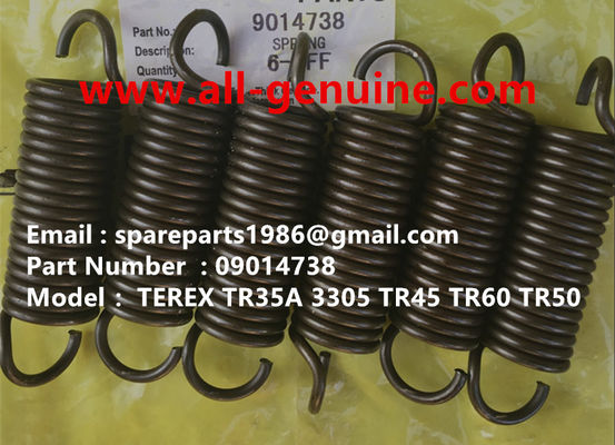China 09014738 Spring of Terex NHL Sany TR35A 3303 3305 3307 TR50 TR60 TR100 NTE240 NTE260 MT3600 MT3700 MT4400C proveedor