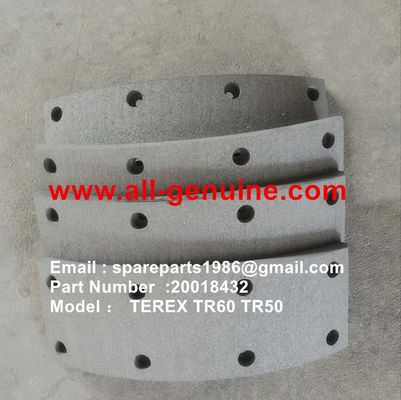 China TEREX 20018432 PASTILLA DE FRENO  VOLQUETE NHL TR35 TR50 TR60 TR100 CUMMINS ALLISON UNIT RIG MT4400 MT3600 MT3300 MT3700 SANY proveedor