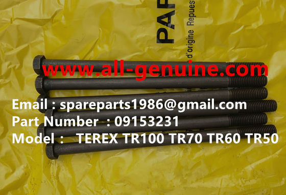 China TEREX 09153231 PERNO MINERÍA  VOLQUETE NHL TR35 TR50 TR60 TR100 3305B 3305F 3303 3307 TR45 TR70 MT4400 CUMMINS proveedor
