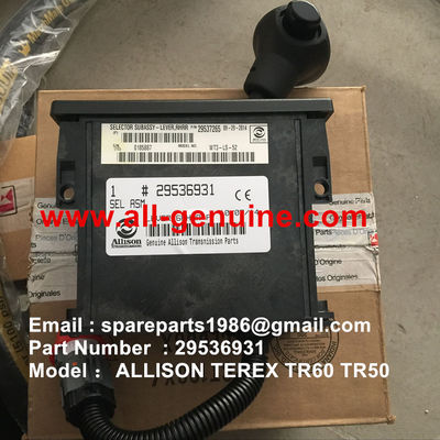 China 29536931 Selector Terex NHL Camión volcado TR35 TR50 TR60 TR100 CUMMINS ALLISON UNIDAD RIG MT4400 MT3600 MT3300 MT3700 SANY proveedor