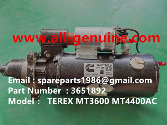 China 3651892 MOTOR DE ARRANQUE CUMMINS ENGINE TEREX UNIT RIG BUCYRUS MT4400AC MT5500 MT3600 NTE240 NTE260 CAMIÓN VOLQUETE NHL proveedor