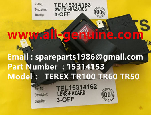China TEREX 15314153 INTERRUPTOR DE PELIGROS   MINERÍA NHL DUMP TRUCK TR35 TR50 TR60 TR100 3305B 3305F 3303 3307 TR45 TR70 MT4400 proveedor