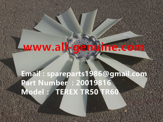 China TEREX 20019816 FAN NHL DUMP TRUCK TR50 TR60 TR45 CALERÍA MINERA de camiones de transporte por carretera proveedor