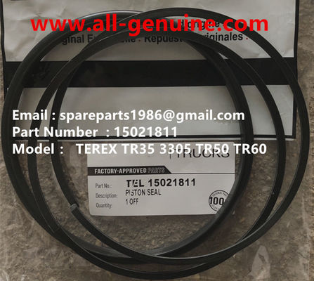 China 15021811 PISTON SEAL TEREX NHL camión de descarga TR100 camión de carga fuera de la autopista proveedor