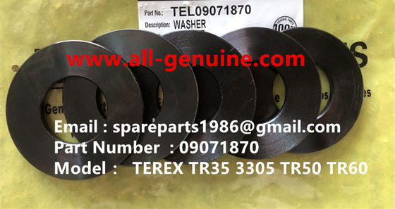 China 09071870 ARANDELA TEREX CAMIÓN VOLQUETE RÍGIDO NHL TR35A TR50 TR60 TR100 3303 3304 3305B 3307 CUMMINS ALLISON UNIT RIG MT4400 proveedor