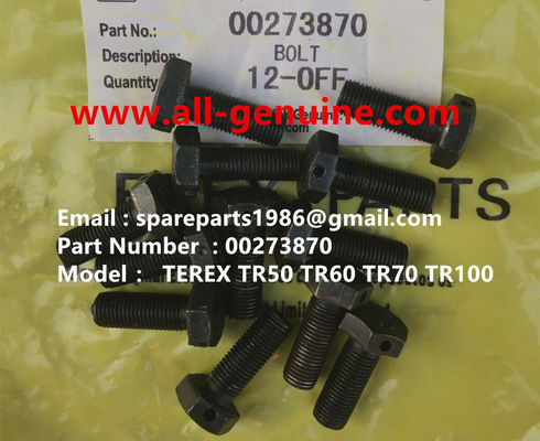 China TEREX 00273870 PERNO FUERA DE CARRETERA NHL DUMP TRUCK TR35 TR50 TR60 TR100 3305B 3305F 3303 3307 TR45 TR70 MT4400 proveedor