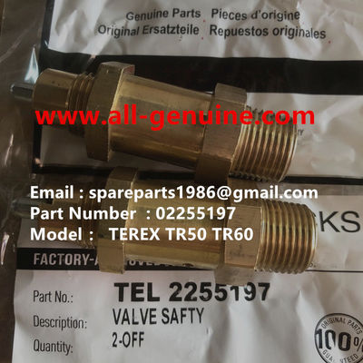 China 02255197 VALVA DE SEGURIDAD TEREX NHL camión de descarga TA40 TR50 TR60 TR70 TR100 MT4400 MT3600 MT3700 MT5500 GE NTE240 NTE260 proveedor