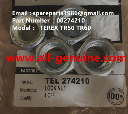 China 00274210 NUT TEREX NHL DUMP TRUCK TA40 TR50 TR60 TR70 TR100 MT4400 MT3600 MT3700 MT5500 GE NTE240 NTE260 El transporte de mercancías aéreas por carretera, por carretera y por carretera, incluido el transporte de mercancías aéreas, es objeto de una serie de medidas de seguridad. proveedor