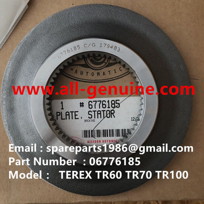 China TEREX 06776185 PLACA TRANSMISIÓN ALLISON TIMKEN CUMMINS NHL CAMIÓN VOLQUETE RÍGIDO TR35 TR50 TR60 TR100 proveedor