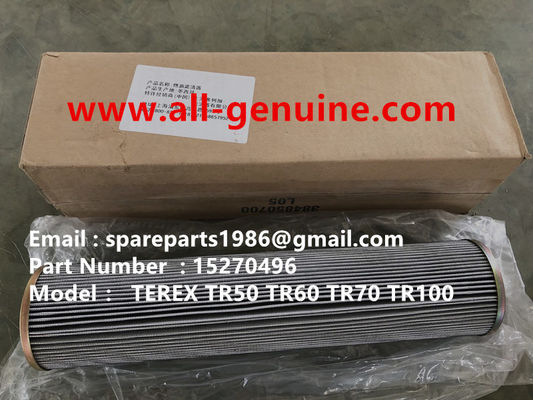 China TEREX 15270496 FILTRO SKF FAG KOYO CUMMINS CANTERA NHL CAMIÓN VOLQUETE RÍGIDO TR35 TR50 TR60 TR100 3303 3305B 3307 3311 proveedor