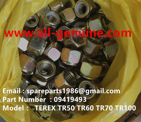 China TEREX 09419493 BOLT CUMMINS QUARRY NHL RÍGID DUMP TRICK TR35 TR50 TR60 TR100 3303 3305B 3307 3311 proveedor