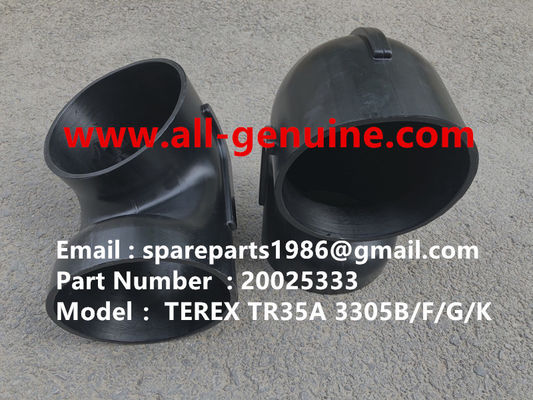 China TEREX 20025333 CODO DE GOMA FUERA DE CARRETERA NHL DUMP TRUCK TR35 TR50 TR60 TR100 3305B 3305F 3303 3307 TR45 TR70 MT4400 proveedor