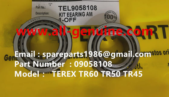 China TEREX 09058108 KIT DE RODAMIENTOS FUERA DE CARRETERA VOLQUETE NHL TR35 TR50 TR60 TR100 3305B 3305F 3303 3307 TR45 TR70 MT4400 proveedor