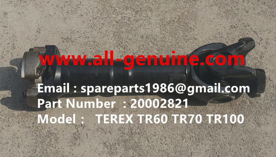 China TEREX 20002821 EJE DE TRANSMISIÓN DELANTERO FUERA DE CARRETERA NHL DUMP TRUCK TR35 TR50 TR60 TR100 3305B 3305F 3303 3307 TR45 TR70 MT4400 proveedor