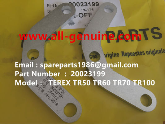 China TEREX 20023199 PLACA  VOLQUETE NHL MINERÍA CANTERA TR50 TR60 TR70 TR100 proveedor