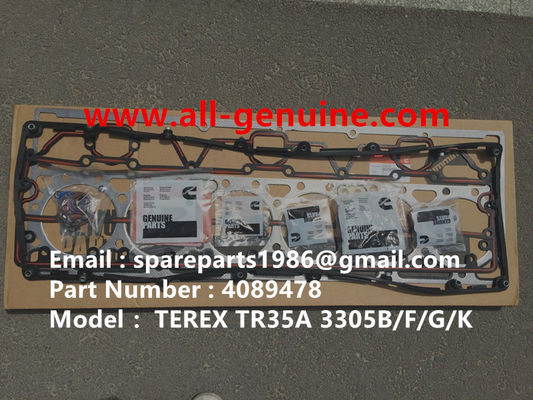 China TEREX 4089478 JUNTA CUMMINS CAMIÓN VOLQUETE MINERÍA CANTERA TR50 TR60 TR70 TR100 TR45 TR35A 3305B 3305F 3305G 3305K 3307 3311E proveedor