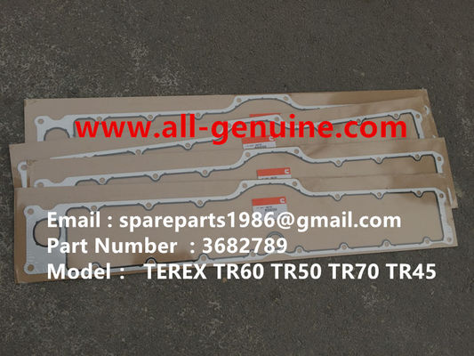 China CUMMINS TEREX 3682789 GASKET NHL MINING DUMP TRUCK TR35 TR50 TR60 TR100 3305B 3305F 3303 3307 TR45 TR70 MT4400 El transporte de mercancías por carretera a través de las ciudades de los Estados Unidos y de los Estados Unidos proveedor