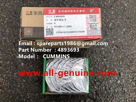 China 4893693 BIG END STD CUMMINS MOTOR TEREX NHL TRUMP TRUCK TR35 TR50 TR60 TR100 3305B 3305F 3303 3307 TR45 TR70 MT4400 proveedor