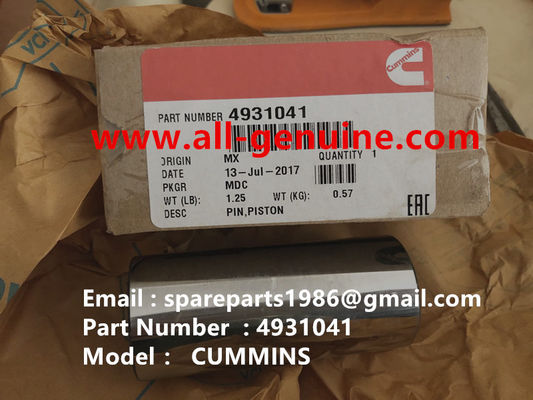 China 4931041 PIN PISTON MUTOR TEREX CUMMINS NHL camión de descarga de basura TR35 TR50 TR60 TR100 3305B 3305F 3303 3307 TR45 TR70 MT4400 proveedor