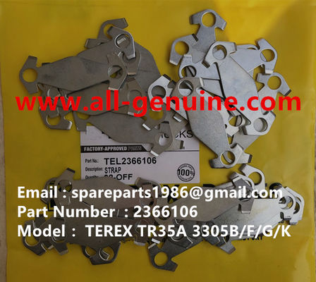 China 2366106 CORREA TEREX NHL SANY TR35A 3303 3305 3307 TR50 TR60 TR100 NTE240 NTE260 MT3600 MT3700 MT4400AC proveedor