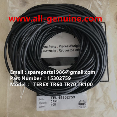 China 15302759 JUNTA TÓRICA TEREX NHL SANY TR35A 3303 3305 3307 TR50 TR60 TR100 NTE240 NTE260 MT3600 MT3700 MT4400AC proveedor