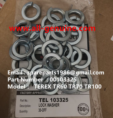 China 00103325 ARANDELA TEREX NHL DUMP TRUCK TR35 TR50 TR60 TR100 CUMMINS ALLISON UNIT RIG MT4400 MT3600 MT3300 MT3700 SANY proveedor