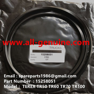 China TEREX 15258051 D RING OFF HIGHWAY NHL camión de basura TR35 TR50 TR60 TR100 3305B 3305F 3303 3307 TR45 TR70 MT4400 CUMMINS proveedor
