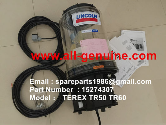 China TEREX 15274307 BOMBA DE LUBRICACIÓN AUTOMÁTICA NHL PARA CAMIÓN VOLQUETE DE MINERÍA TR35 TR50 TR60 TR100 3305B 3305F 3303 3307 TR45 TR70 MT4400 proveedor