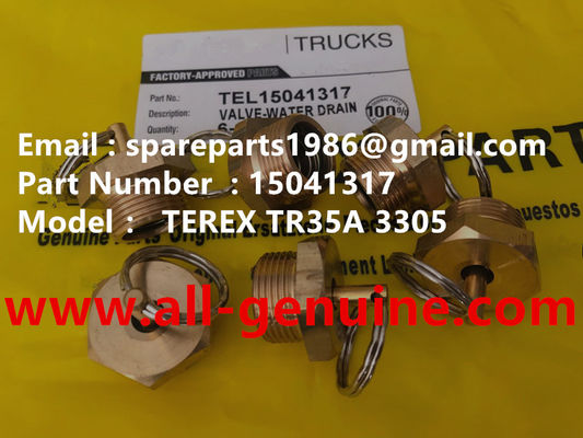 China 15041317 VÁLVULA DE TEREX NHL UNIT RIG CUMMINS ALLISON TR35A 3303 3305 3307 TR50 TR60 TR100 MT3300 MT3600 MT4400 proveedor
