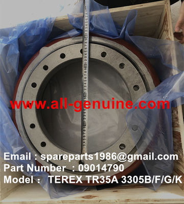 China TEREX 09014790 TAMBOR DE FRENO  NHL DUMP TRUCK TR35 3305B 3305F 3305G 3305K proveedor