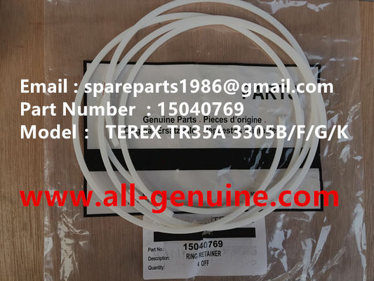 China TEREX 15040769 RETENEDOR MINERÍA NHL DUMP TRUCK TR35 TR50 TR60 TR100 3305B 3305F 3303 3307 TR45 TR70 MT4400 proveedor