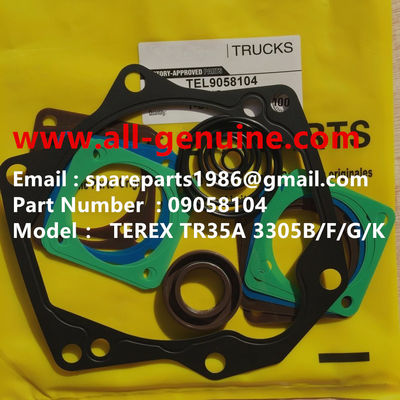 China TEREX 09058104 KIT DE SELLOS FUERA DE CARRETERA NHL MINERÍA DUMP TRUCK TR35 TR50 TR60 TR100 3305B 3305F 3303 3307 TR45 TR70 MT4400 proveedor