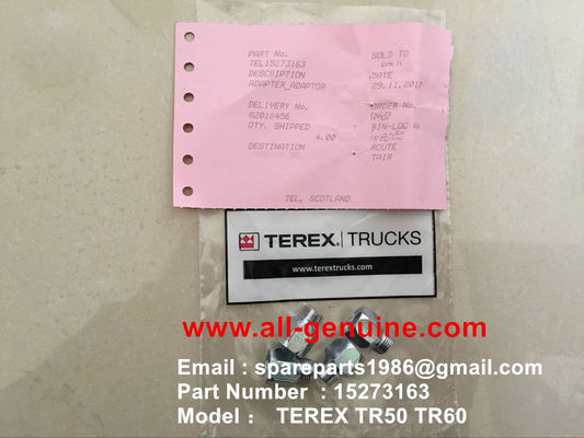 China TEREX 15273163 ADAPTADOR NHL MINERÍA CAMIÓN VOLQUETE TR35 TR50 TR60 TR100 3305B 3305F 3303 3307 TR45 TR70 MT4400 proveedor