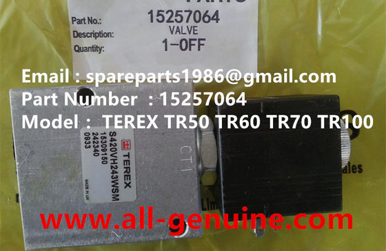 China 15257064 VALVA DE FRENO DE TEREX NHL UNIDAD RIG CUMMINS ALLISON TR35A 3303 3305 3307 TR50 TR60 TR100 MT3300 MT3600 MT4400 El uso de la válvula de freno para el mantenimiento de la velocidad de carga de los motores de combustión interna proveedor