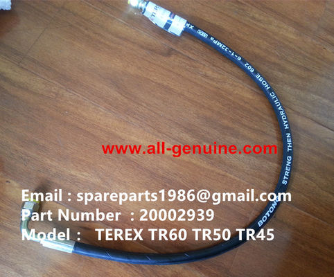 China 20002939 HOSE TEREX RIGID DUMP TRUCK NHL TR35A TR50 TR60 TR100 3303 3304 3305B 3307 CUMMINS ALLISON UNIT RIG MT4400 El equipo de la unidad de descarga de las tuberías se encuentra en la parte superior de la caja de la unidad de descarga de las tuberías. proveedor