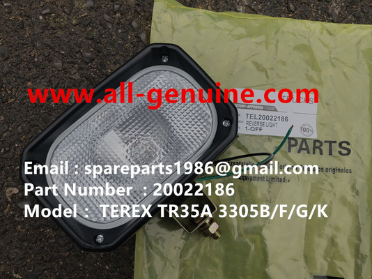 China TEREX 20022186 LÁMPARA MINERÍA CANTERA NHL CAMIÓN VOLQUETE RÍGIDO TR35 TR50 TR60 TR100 3303 3305B 3307 3311 proveedor