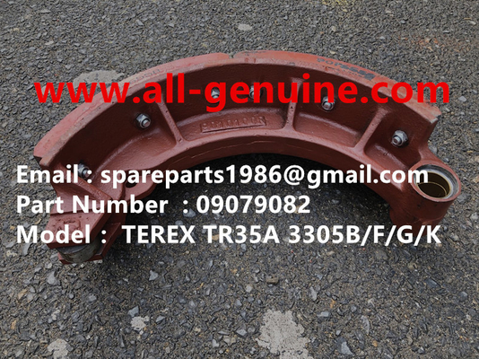 China TEREX 09079082 SHOE ASSY FRAME CALERÍA MINERA NHL RÍGIDO camión de descarga TR35 TR50 TR60 TR100 3303 3305B 3307 3311 proveedor